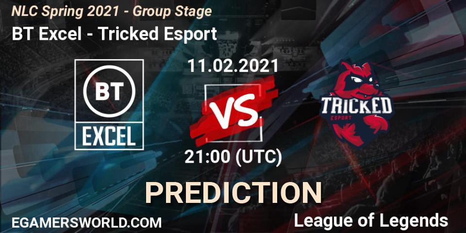 BT Excel vs Tricked Esport: Match Prediction. 11.02.2021 at 21:00, LoL, NLC Spring 2021 - Group Stage