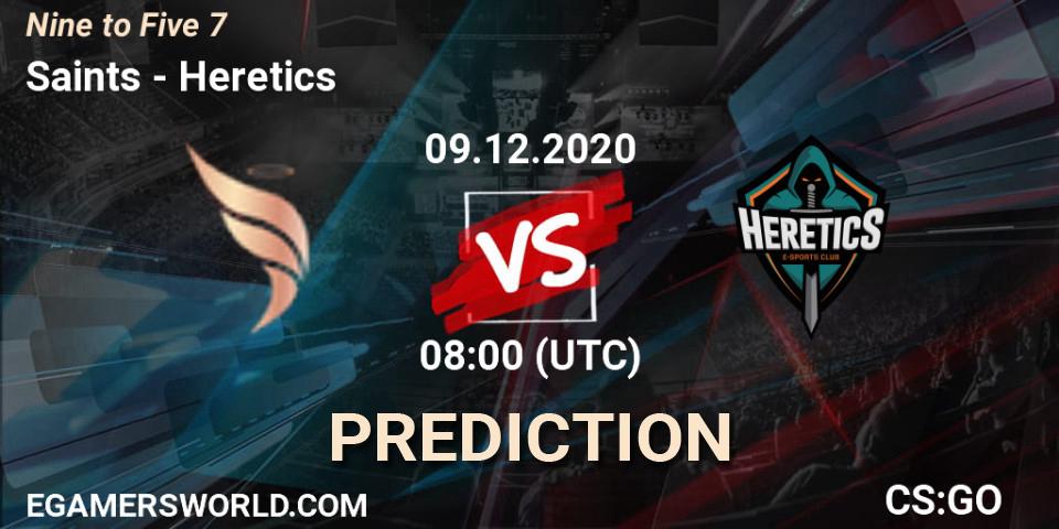Saints vs Heretics: Match Prediction. 09.12.20, CS2 (CS:GO), Nine to Five 7