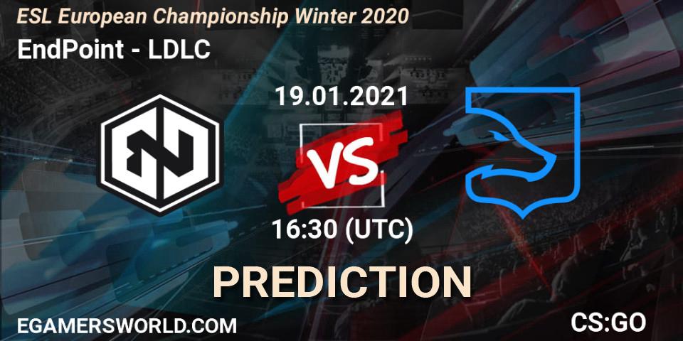EndPoint vs LDLC: Match Prediction. 19.01.21, CS2 (CS:GO), ESL European Championship Winter 2020