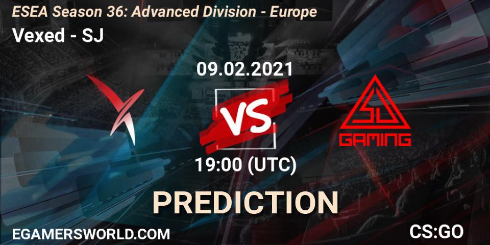 Vexed vs SJ: Match Prediction. 09.02.21, CS2 (CS:GO), ESEA Season 36: Europe - Advanced Division