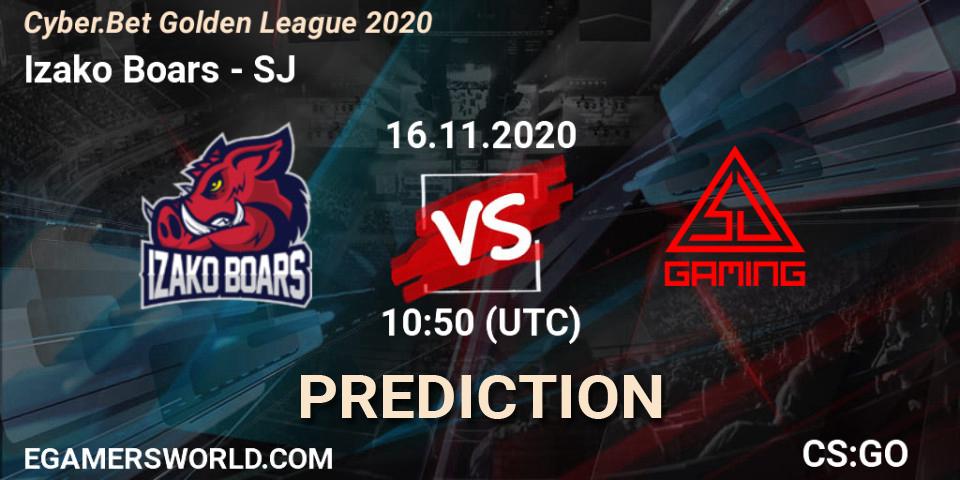 Izako Boars vs SJ: Match Prediction. 16.11.20, CS2 (CS:GO), Cyber.Bet Golden League 2020