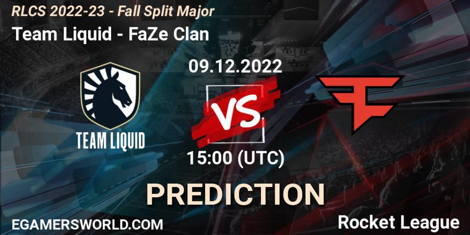 Team Liquid vs FaZe Clan: Match Prediction. 09.12.22, Rocket League, RLCS 2022-23 - Fall Split Major