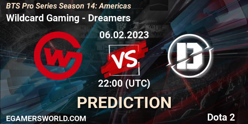 Wildcard Gaming vs Dreamers: Match Prediction. 06.02.23, Dota 2, BTS Pro Series Season 14: Americas