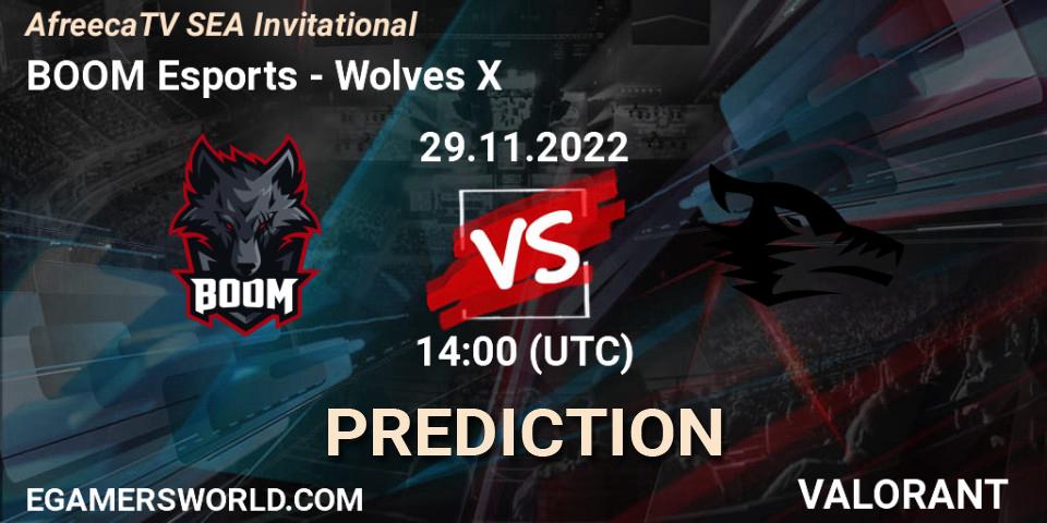BOOM Esports vs Wolves X: Match Prediction. 29.11.2022 at 14:40, VALORANT, AfreecaTV SEA Invitational