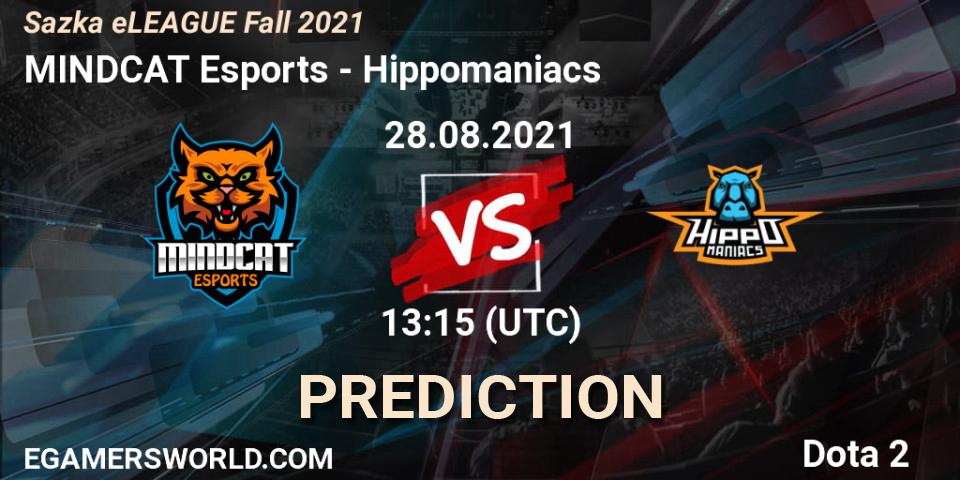 MINDCAT Esports vs Hippomaniacs: Match Prediction. 28.08.21, Dota 2, Sazka eLEAGUE Fall 2021