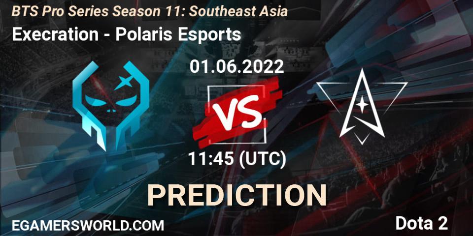 Execration vs Polaris Esports: Match Prediction. 01.06.2022 at 11:42, Dota 2, BTS Pro Series Season 11: Southeast Asia