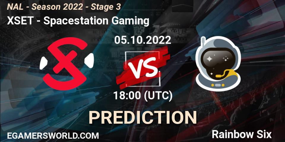 XSET vs Spacestation Gaming: Match Prediction. 05.10.2022 at 18:00, Rainbow Six, NAL - Season 2022 - Stage 3