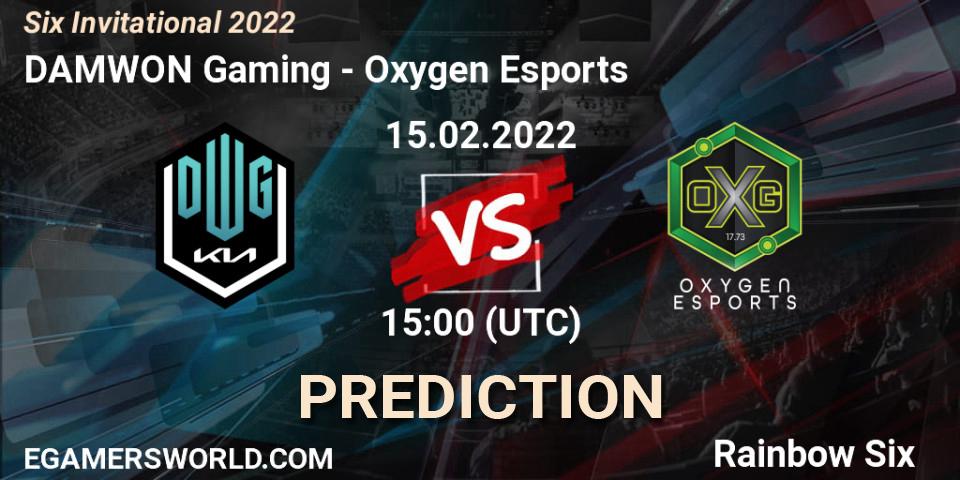 Oxygen Esports vs DAMWON Gaming: Match Prediction. 15.02.2022 at 15:50, Rainbow Six, Six Invitational 2022