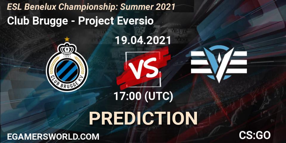 Club Brugge vs Project Eversio: Match Prediction. 19.04.2021 at 17:00, Counter-Strike (CS2), ESL Benelux Championship: Summer 2021