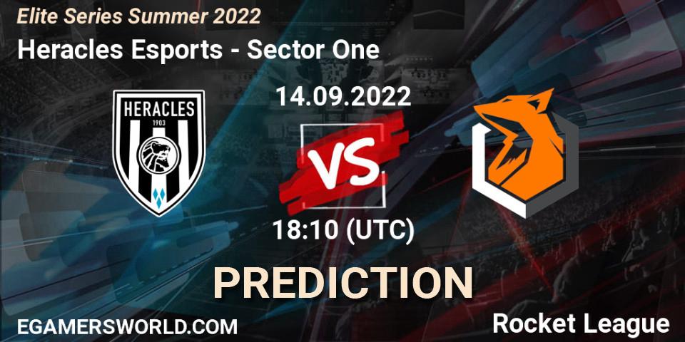 Heracles Esports vs Sector One: Match Prediction. 14.09.22, Rocket League, Elite Series Summer 2022