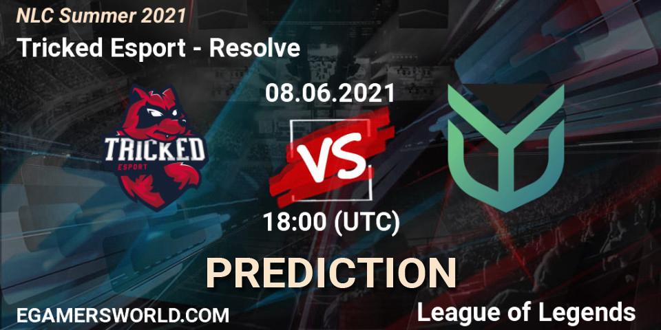 Tricked Esport vs Resolve: Match Prediction. 08.06.2021 at 18:00, LoL, NLC Summer 2021