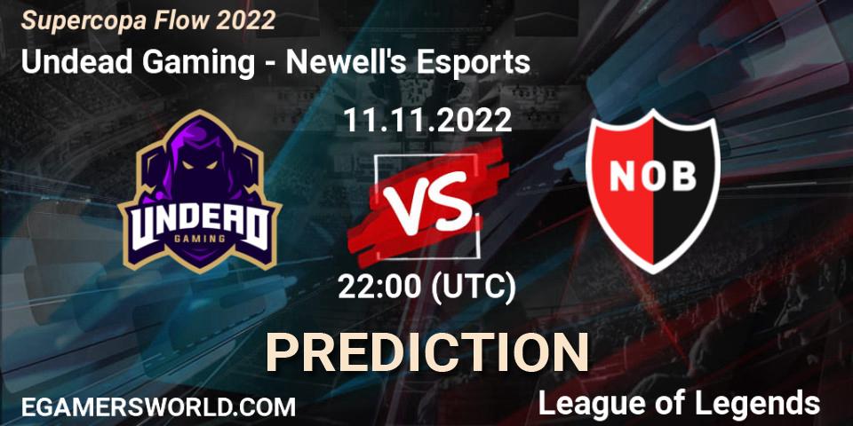 Undead Gaming vs Newell's Esports: Match Prediction. 11.11.22, LoL, Supercopa Flow 2022
