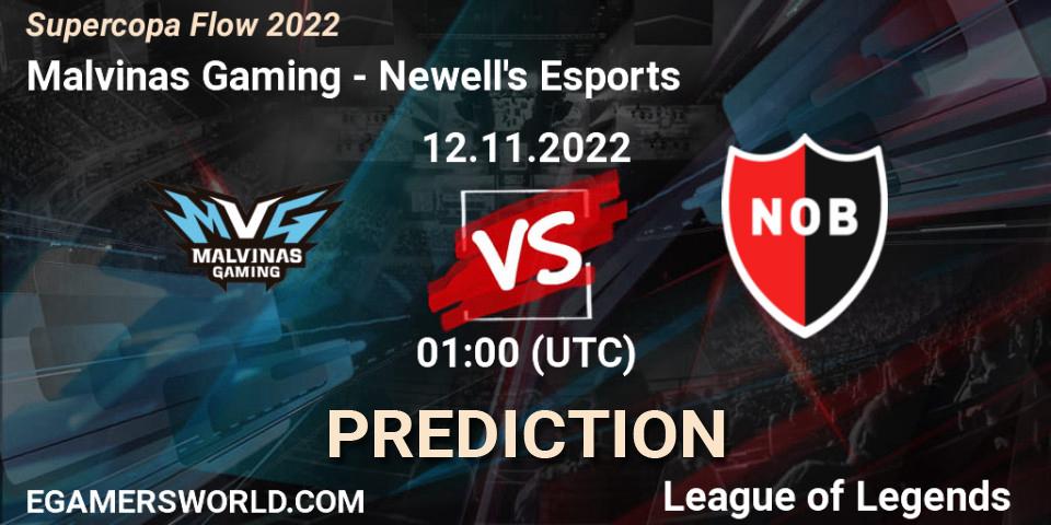 Malvinas Gaming vs Newell's Esports: Match Prediction. 12.11.22, LoL, Supercopa Flow 2022