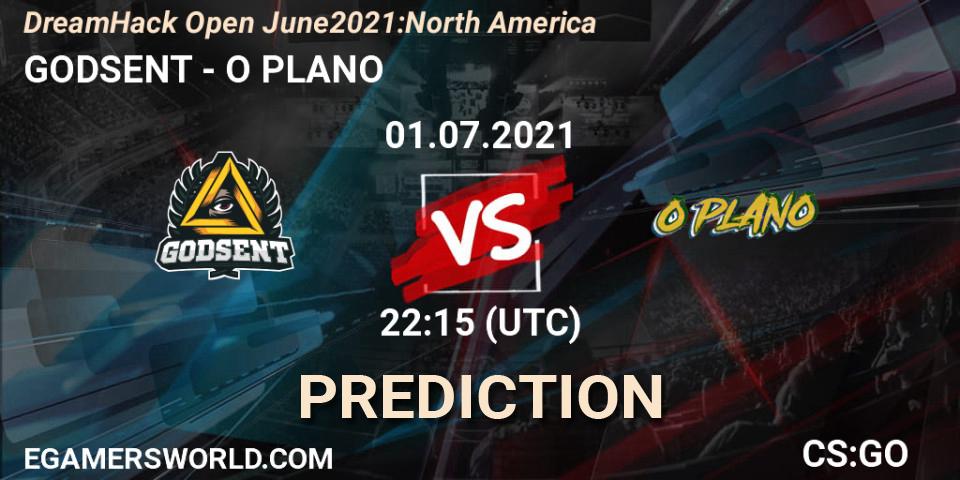 GODSENT vs O PLANO: Match Prediction. 01.07.2021 at 22:15, Counter-Strike (CS2), DreamHack Open June 2021: North America