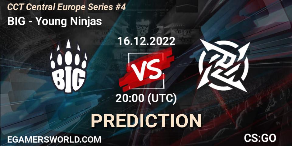 BIG vs Young Ninjas: Match Prediction. 16.12.22, CS2 (CS:GO), CCT Central Europe Series #4