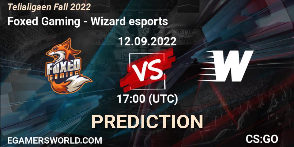 Foxed Gaming vs Wizard esports: Match Prediction. 12.09.22, CS2 (CS:GO), Telialigaen Fall 2022: Regular Season