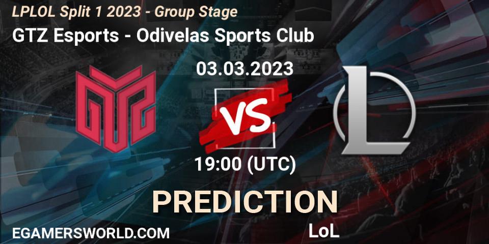 GTZ Bulls vs Odivelas Sports Club: Match Prediction. 03.02.23, LoL, LPLOL Split 1 2023 - Group Stage
