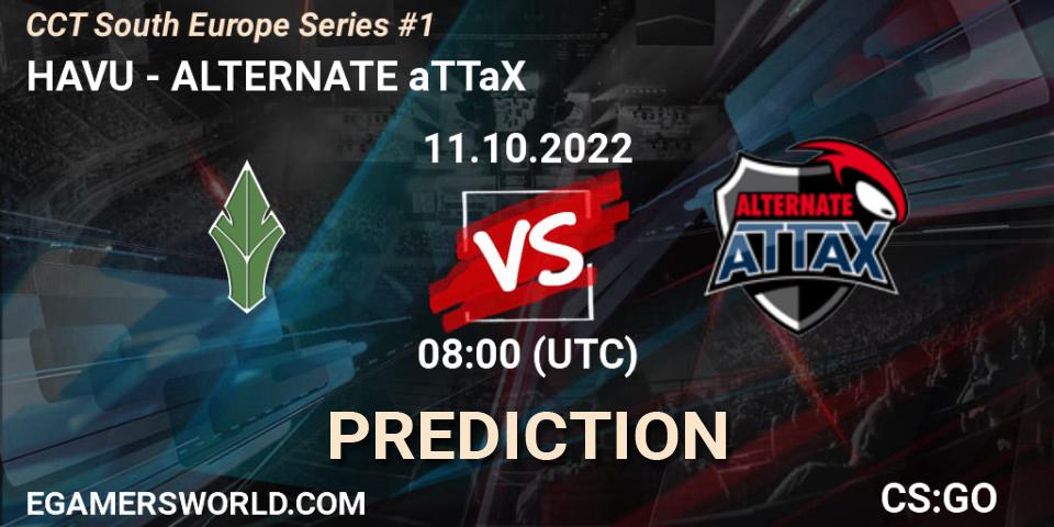 HAVU vs ALTERNATE aTTaX: Match Prediction. 11.10.2022 at 08:00, Counter-Strike (CS2), CCT South Europe Series #1