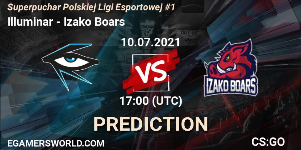 Illuminar vs Izako Boars: Match Prediction. 10.07.21, CS2 (CS:GO), Superpuchar Polskiej Ligi Esportowej #1