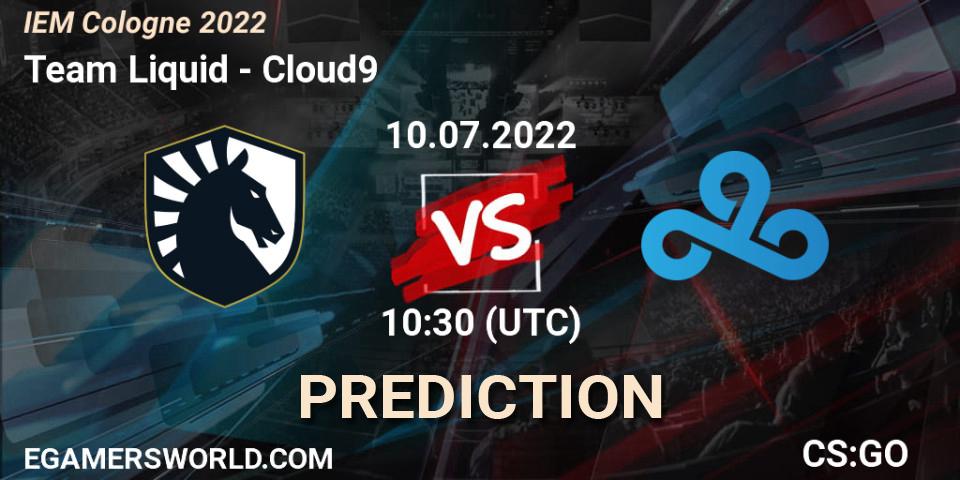 Team Liquid vs Cloud9: Match Prediction. 10.07.2022 at 10:30, Counter-Strike (CS2), IEM Cologne 2022