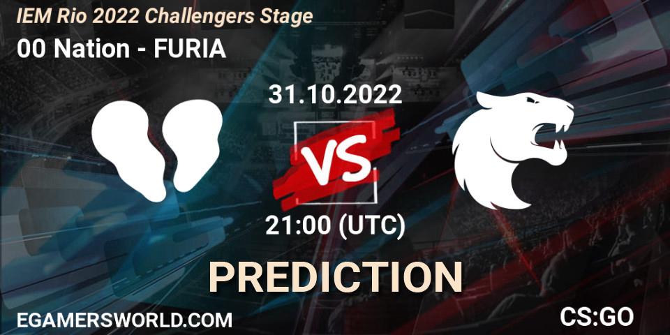 00 Nation vs FURIA: Match Prediction. 31.10.22, CS2 (CS:GO), IEM Rio 2022 Challengers Stage