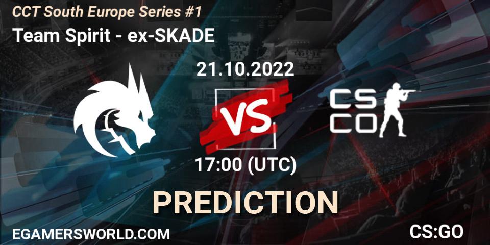 Team Spirit vs ex-SKADE: Match Prediction. 21.10.2022 at 18:10, Counter-Strike (CS2), CCT South Europe Series #1