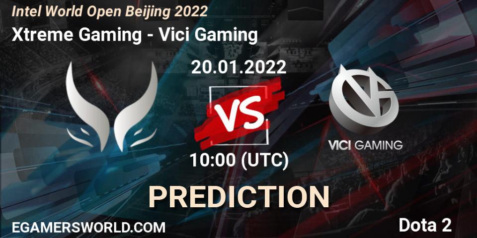 Xtreme Gaming vs Vici Gaming: Match Prediction. 20.01.22, Dota 2, Intel World Open Beijing 2022