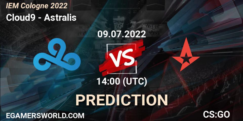 Cloud9 vs Astralis: Match Prediction. 09.07.22, CS2 (CS:GO), IEM Cologne 2022