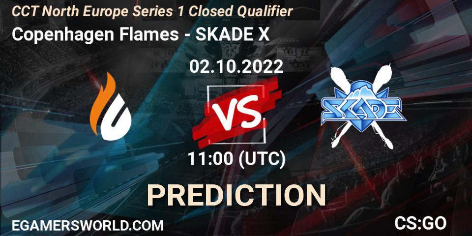 Copenhagen Flames vs SKADE X: Match Prediction. 02.10.2022 at 11:00, Counter-Strike (CS2), CCT North Europe Series 1 Closed Qualifier