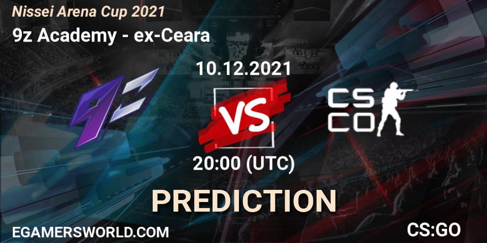 9z Academy vs ex-Ceara: Match Prediction. 10.12.2021 at 21:00, Counter-Strike (CS2), Nissei Arena Cup 2021