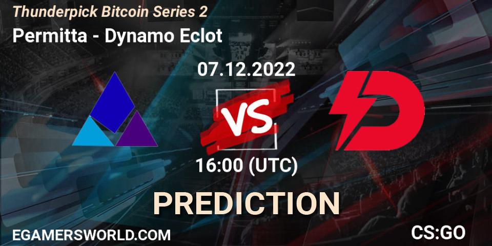 Permitta vs Dynamo Eclot: Match Prediction. 07.12.22, CS2 (CS:GO), Thunderpick Bitcoin Series 2