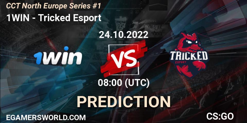 1WIN vs Tricked Esport: Match Prediction. 24.10.2022 at 08:00, Counter-Strike (CS2), CCT North Europe Series #1