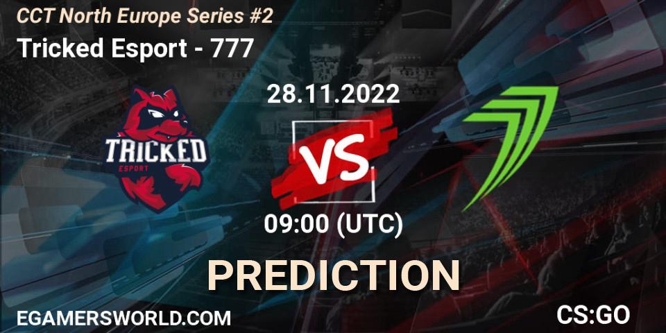 Tricked Esport vs 777: Match Prediction. 28.11.22, CS2 (CS:GO), CCT North Europe Series #2