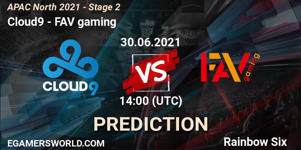 Cloud9 vs FAV gaming: Match Prediction. 30.06.2021 at 14:00, Rainbow Six, APAC North 2021 - Stage 2