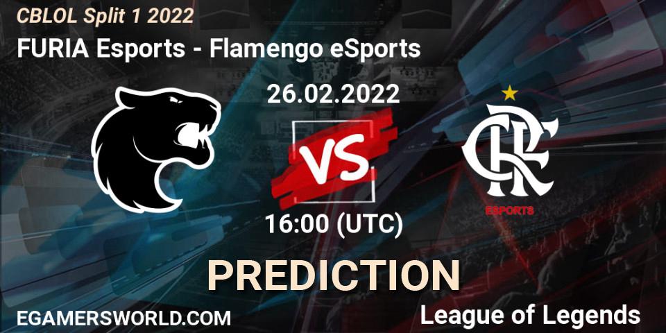 FURIA Esports vs Flamengo eSports: Match Prediction. 26.02.22, LoL, CBLOL Split 1 2022