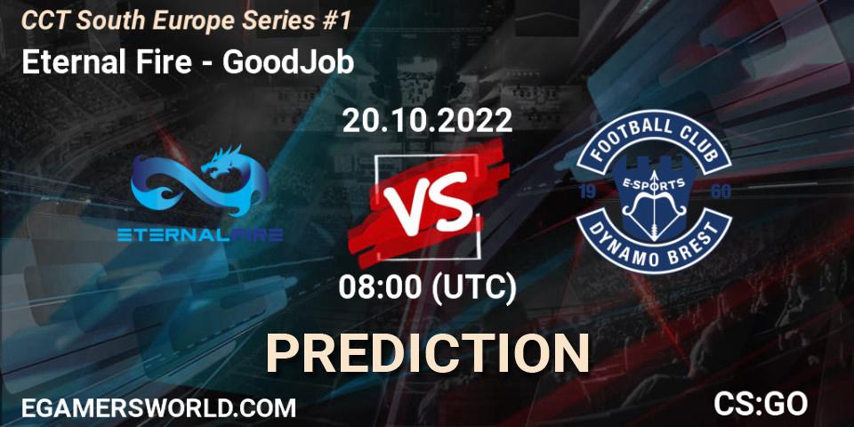 Eternal Fire vs Websterz: Match Prediction. 20.10.2022 at 08:00, Counter-Strike (CS2), CCT South Europe Series #1