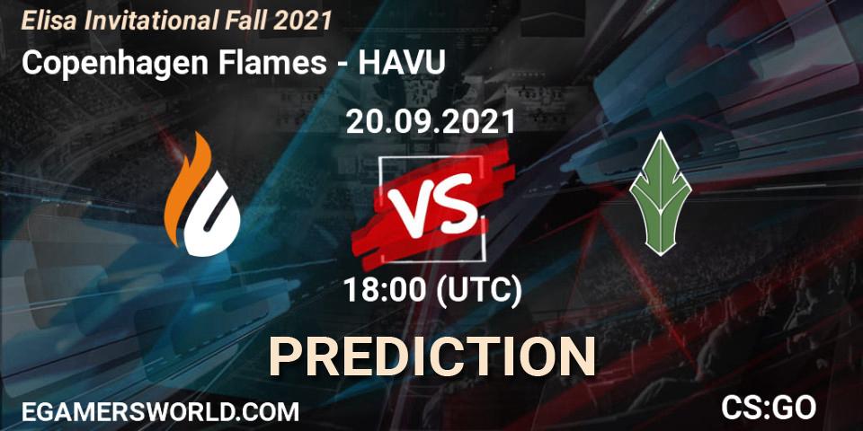 Copenhagen Flames vs HAVU: Match Prediction. 20.09.21, CS2 (CS:GO), Elisa Invitational Fall 2021