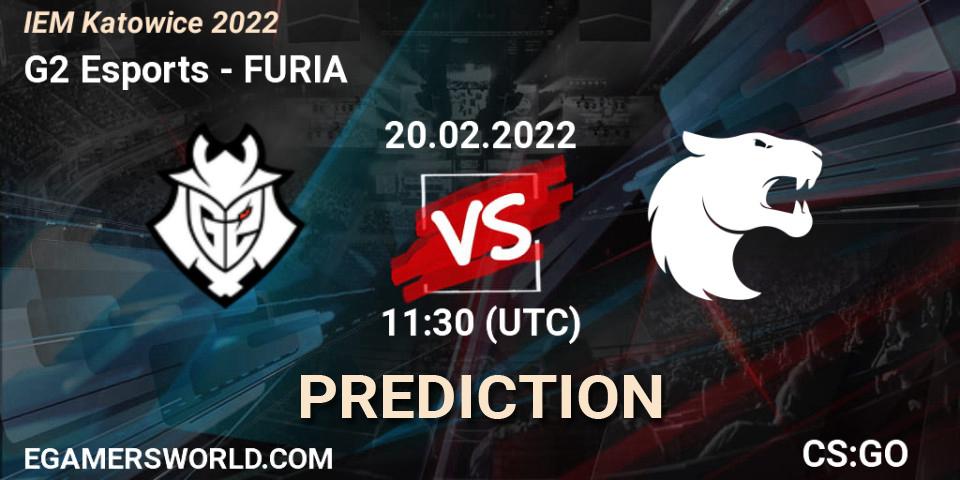 G2 Esports vs FURIA: Match Prediction. 20.02.2022 at 11:30, Counter-Strike (CS2), IEM Katowice 2022