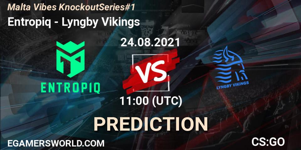 Entropiq vs Lyngby Vikings: Match Prediction. 24.08.2021 at 14:00, Counter-Strike (CS2), Malta Vibes Knockout Series #1