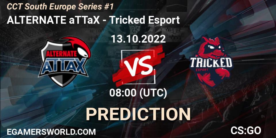 ALTERNATE aTTaX vs Tricked Esport: Match Prediction. 13.10.2022 at 08:00, Counter-Strike (CS2), CCT South Europe Series #1