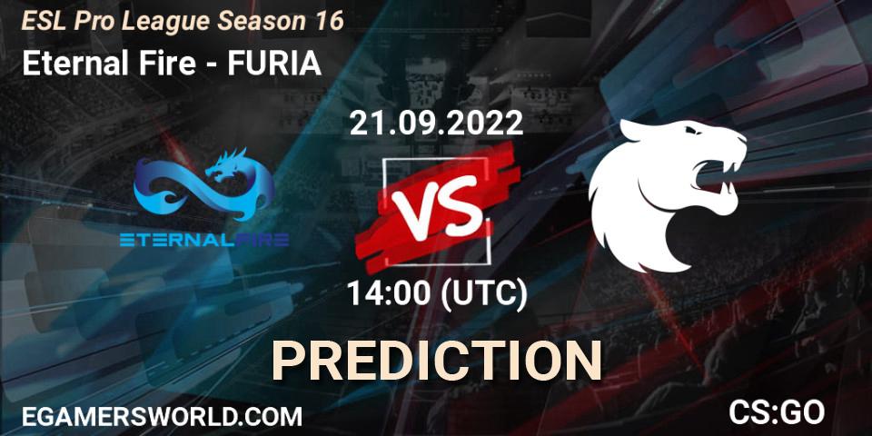 Eternal Fire vs FURIA: Match Prediction. 21.09.2022 at 14:00, Counter-Strike (CS2), ESL Pro League Season 16