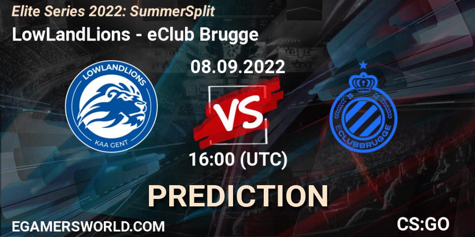 LowLandLions vs eClub Brugge: Match Prediction. 08.09.2022 at 16:00, Counter-Strike (CS2), Elite Series 2022: Summer Split