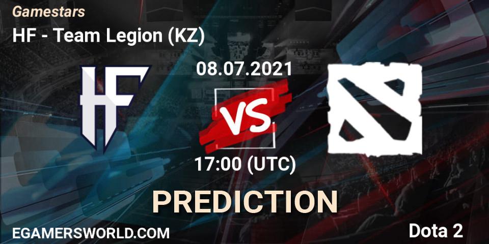 HF vs Team Legion (KZ): Match Prediction. 08.07.2021 at 17:00, Dota 2, Gamestars