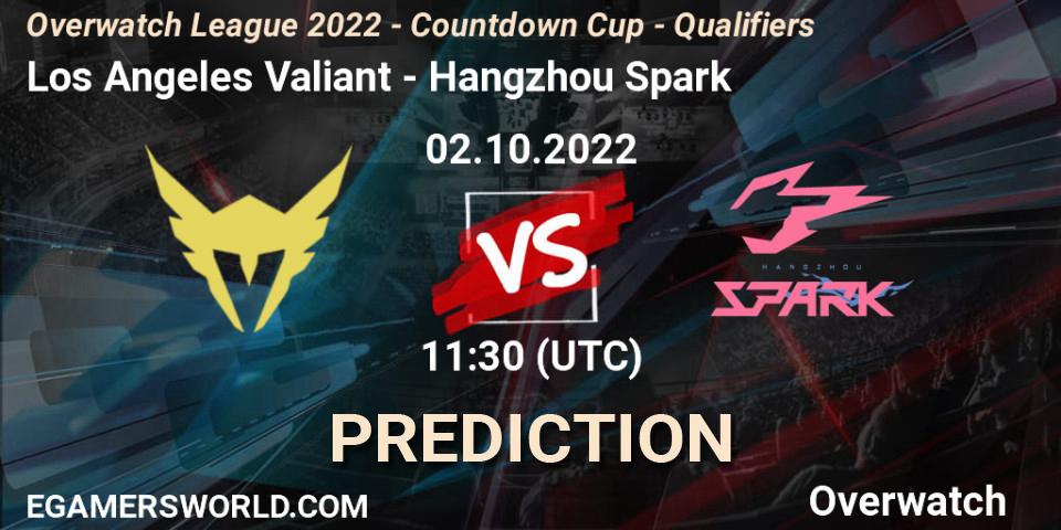Los Angeles Valiant vs Hangzhou Spark: Match Prediction. 02.10.22, Overwatch, Overwatch League 2022 - Countdown Cup - Qualifiers