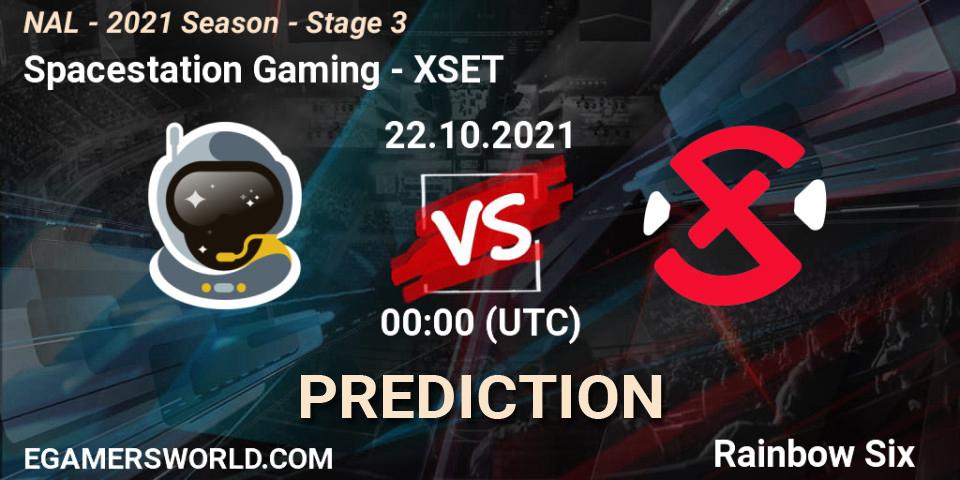 Spacestation Gaming vs XSET: Match Prediction. 22.10.2021 at 00:00, Rainbow Six, NAL - 2021 Season - Stage 3