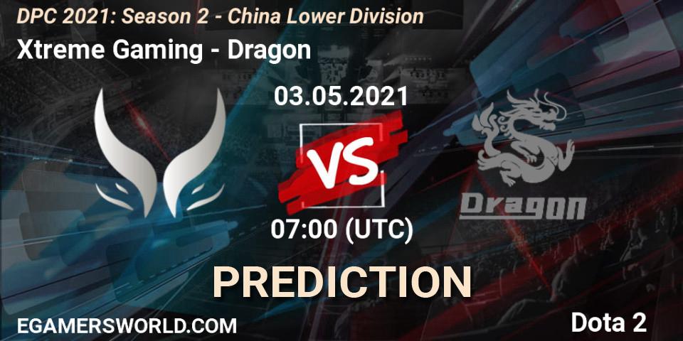 Xtreme Gaming vs Dragon: Match Prediction. 03.05.2021 at 06:56, Dota 2, DPC 2021: Season 2 - China Lower Division