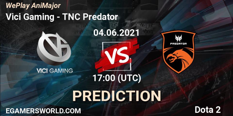 Vici Gaming vs TNC Predator: Match Prediction. 04.06.21, Dota 2, WePlay AniMajor 2021