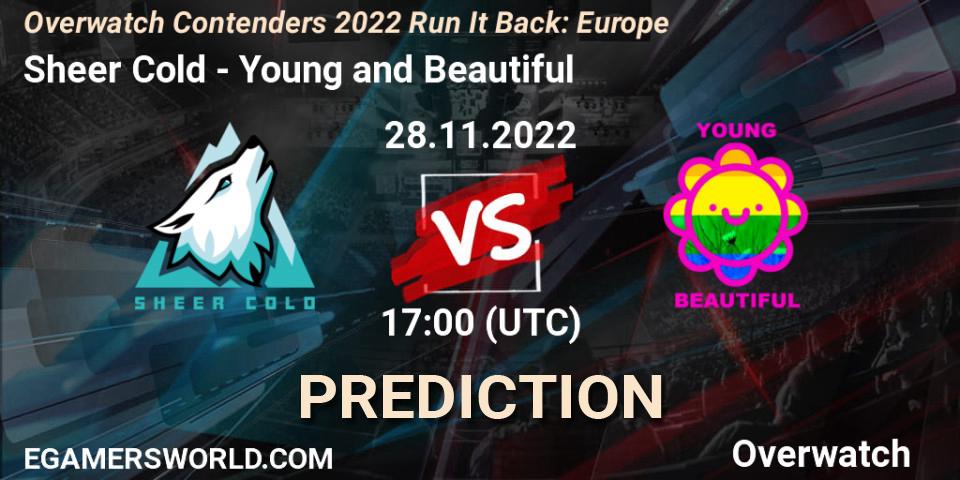 Sheer Cold vs Young and Beautiful: Match Prediction. 29.11.2022 at 20:00, Overwatch, Overwatch Contenders 2022 Run It Back: Europe
