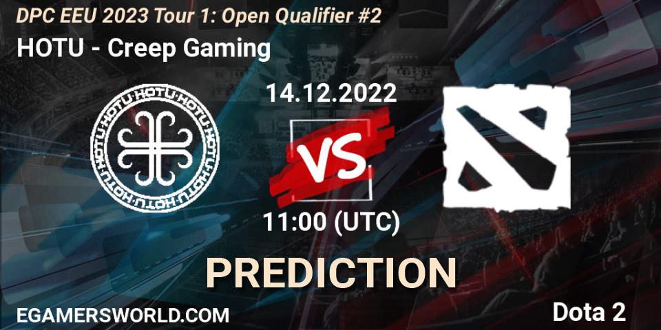 NaVi Junior vs Creep Gaming: Match Prediction. 14.12.2022 at 11:05, Dota 2, DPC EEU 2023 Tour 1: Open Qualifier #2