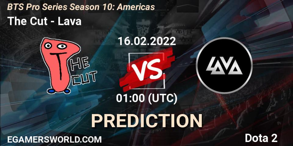 The Cut vs Lava: Match Prediction. 16.02.2022 at 01:03, Dota 2, BTS Pro Series Season 10: Americas